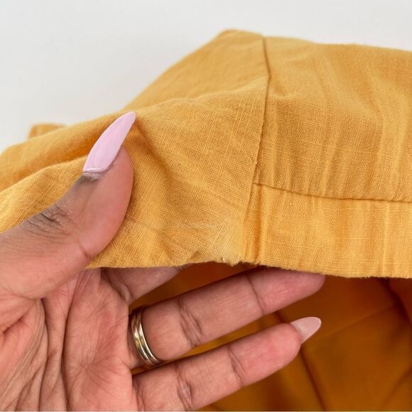 Favlux Fashion Women’s Yellow Sleeveless Tie Front Straight Leg Jumpsuit Large - Picture 11 of 16